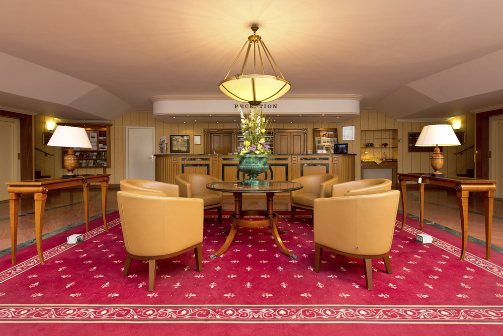 Lobby im Hotel am Schlosspark in Gotha