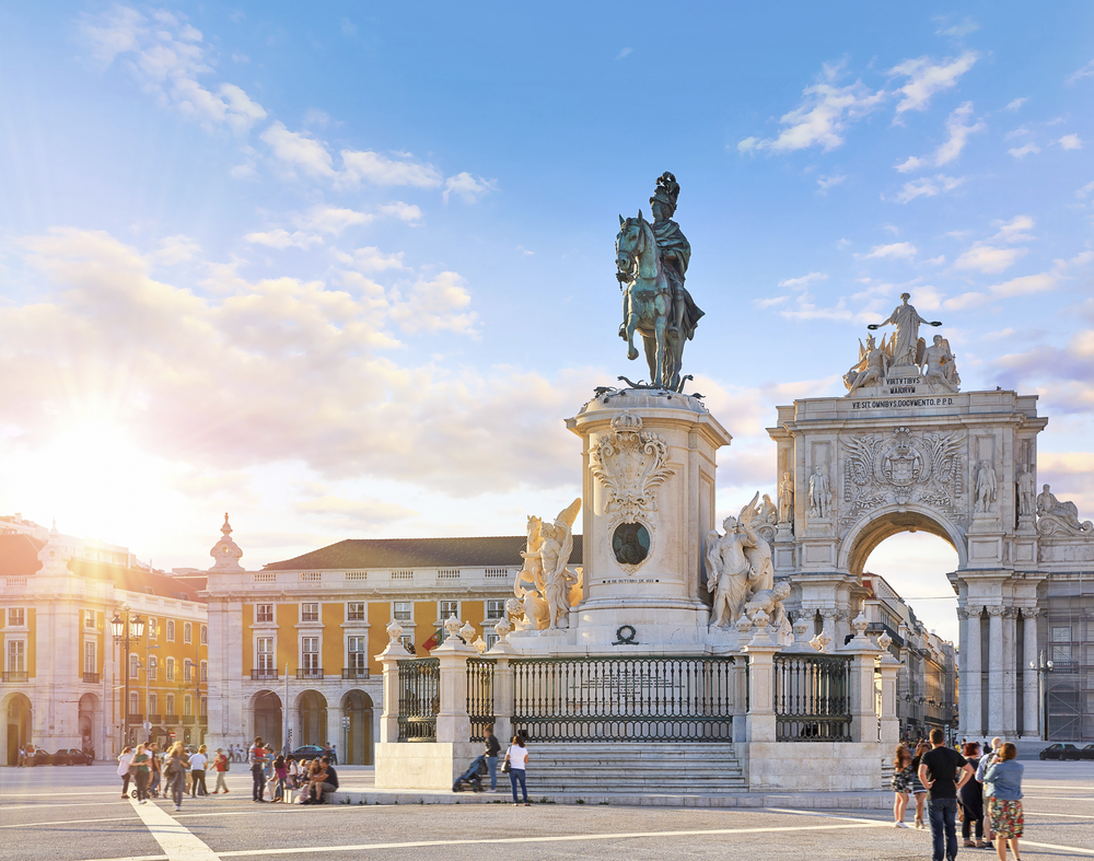 Praca do Comercio, Lissabon