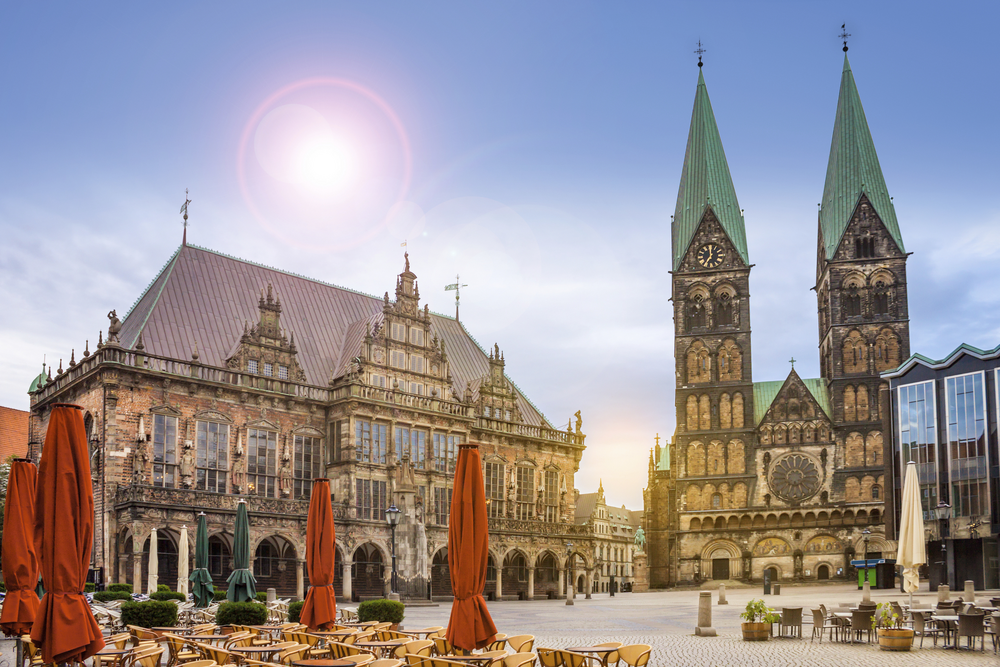 Marktplatz und Rathaus von Bremen