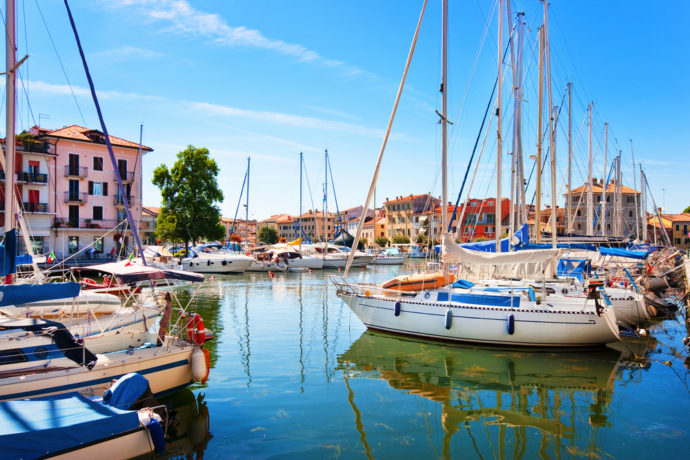 Grado an der Nordküste der Adia, Italien