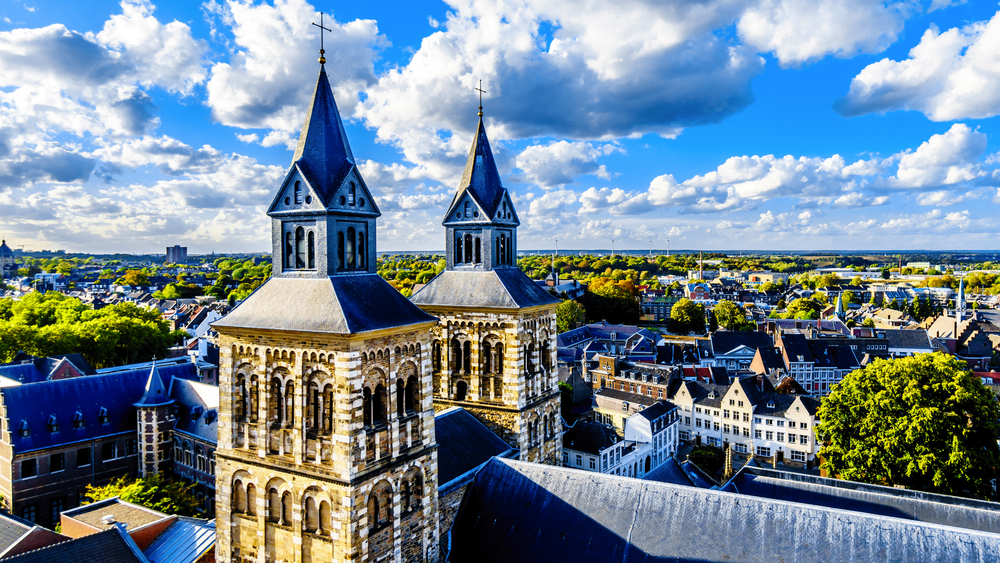 Blick auf Maastricht von der Johanniskirche